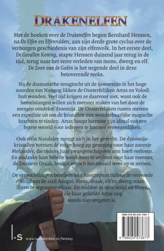 Drakenelfen 9 - De Zoon van de Godin - achterkant